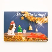 nanoblock® Christmas Card, Cavalier Dog, B