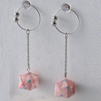 Balloon Earrings #08 Cherry Blossom, Pink