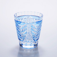 Old-Fashioned Glass Shou, Medium, Blue 