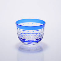 Cold Tea Glass Hexagonal Design, Lapis Lazuli