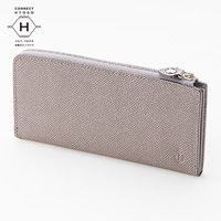 Shade Long Wallet (L-Shape Zipper) Gray 