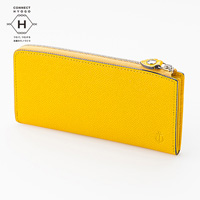 Shade Long Wallet (L-Shape Zipper) Yellow 