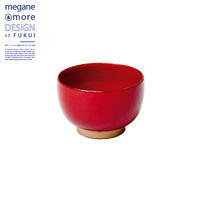 Soup Bowl, Red x Beige 