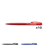 [KOKUYO] Smooth Ballpoint Pen, K2 Mach Ball, Knock Type, 10 Pack