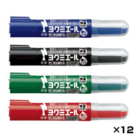 [KOKUYO] Whiteboard Marker, Yokumi-l, Medium Tip, 12