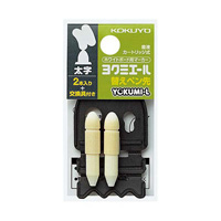 [KOKUYO] Whiteboard Marker, Yokumi-l, Thick Round Tip Replacement Core, 2