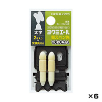[KOKUYO] Whiteboard Marker, Yokumi-l, Thick Round Tip Replacement Core, 12