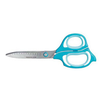[KOKUYO] Scissors, Airofit Saxa, Wave, Long Blades, Standard, Blue