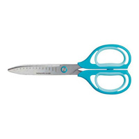 [KOKUYO] Scissors, Airofit Saxa, Wide, Long Blades, Standard, Blue