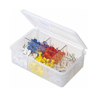 [KOKUYO] Plastic Thumbtacks, Push Pin Type, 120, 5 Colors