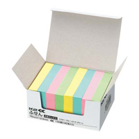 [KOKUYO] Sticky Notes [K2] 75 x 12.5mm, 4 Colors x 40 