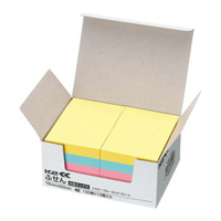 [KOKUYO] Sticky Notes [K2] 75 x 50mm, 4 Colors x 10 