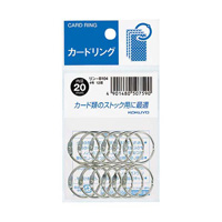 [KOKUYO] Card Ring, w/Pack, No.4, Inner Diameter 20mm, 12