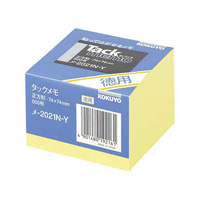 [KOKUYO] Tack Memo, Value Pack, Square, 74 x 74mm, Yellow