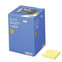 [KOKUYO] Tack Memo, Value Pack, Square, 74 x 74mm, Yellow x 10