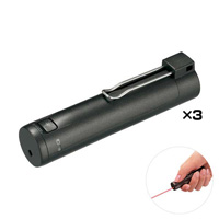 [KOKUYO] Laser Pointer (Red Laser) ELA-R40D, Mini Type, Black, 3