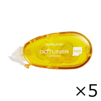 [KOKUYO] Dot Liner Compact, Weak Adhesive (Main Item) x 5