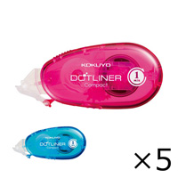 [KOKUYO] Dotliner Compact 滾輪雙面膠 貼紙張用 (本體) x 5