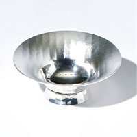 Pure Silver Tama-Sakazuki Cup "Nagare" B