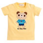 小熊短袖T恤 (黄色) 