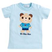Short-Sleeved Bear T-Shirt (Blue) 