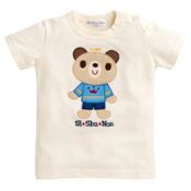 Short-Sleeved Bear T-Shirt (Ivory) 