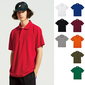 [United Athle Sports]  4.7oz special dry moss stitch poloshirt (robe lead)