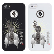 iPhone 5 Smartphone Cover, Thirteen Buddhas No. 5, Jizō Bosatsu / Made in Japan