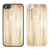 iPhone 5 Smartphone Cover  [Woodgrain] / Made in Japan