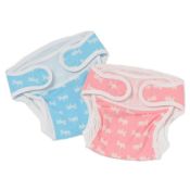 Think-B Donkey Pattern Cotton Diaper Cover (Outer Closure) (Made in Japan)