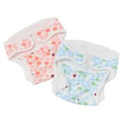Think-B Ladybug Pattern Cotton Diaper Cover (Outer Closure) (Made in Japan)