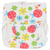 Think-B Colorful Pattern Cotton Diaper Cover (Inner Closure)  (Made in Japan)