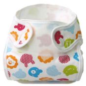 Think-B Animal Pattern Polyester Diaper Cover (Outer Closure) (Made in Japan)
