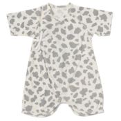 Think-B [Caramel] Knit Dalmatian Pattern Romper Underclothes (Made in Japan)