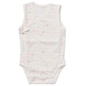 Think-B [Caramel] Apple & Squirrel Pattern Sleeveless Body Suit Underclothes (Made in Japan)