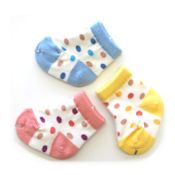 Think-B Colorful Polka Dot Crew Socks  (Made in Japan)