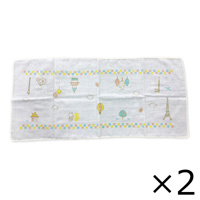 Think-B Bathing Gauze (2-Pack) Eiffel Tower Pattern [Made In Japan] [Home Goods]