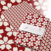 Kyoto Yuzen-Dyed Tenugui Hand Towel, Cherry Blossom