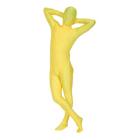 透明人間 伸縮全身緊身衣 黃色 / 派對扮裝