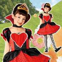 Lovely Heart Queen for Kids, Button / Party Costume