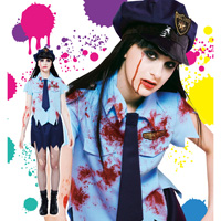 Bloody Police, Ladies' / Party Costume