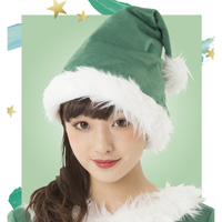 Santa Hat (Green) / Party Costume