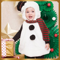 Marshmallow Snowman, Baby / Party Costume