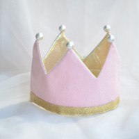 BB Birthday Crown, Reversible, Pink 