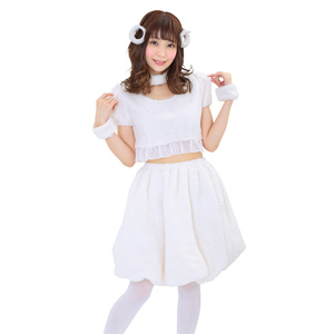 HW white sheep girl/cosplay goods,costume