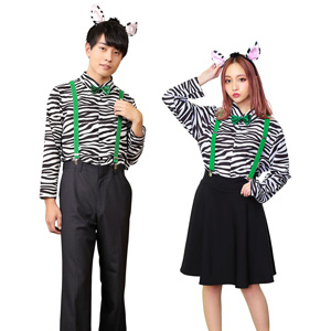 HW zebra shirt/cosplay goods,costume