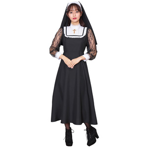 HW noble long nun/cosplay goods,costume