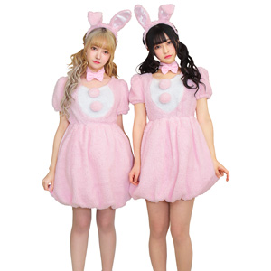 HW fluffy animal strawberry rabbit/cosplay goods,costume