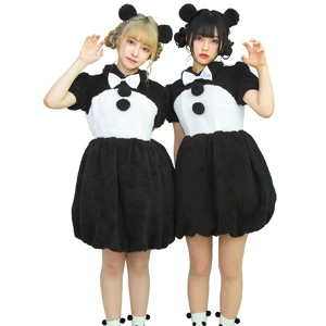 HW fluffy animal cool panda/cosplay goods,costume