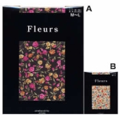 [Fleurs] 50 Denier Zokki Type Floral-Pattern Print Tights, Chelsea